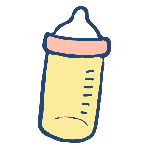 調乳指導イメージイラスト