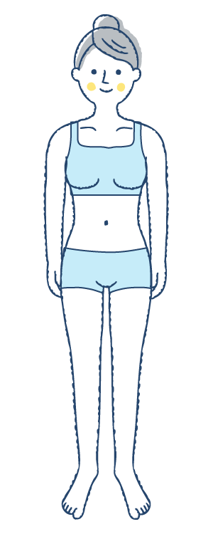 全身イメージイラスト