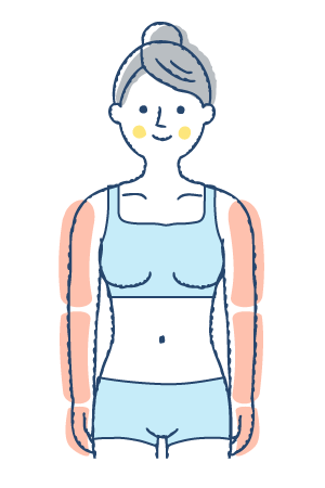 うでイメージイラスト